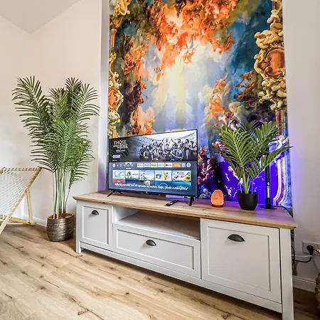 아파트 Grosse 3 Schlafzimmer Mit Kueche, Bad, Waschmaschine & Balkon Am Zoo 라이프치히